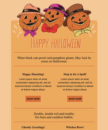 Halloween Pumpkins Newsletter