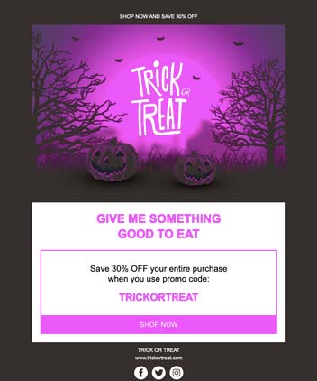 Trick Or Treat Newsletter